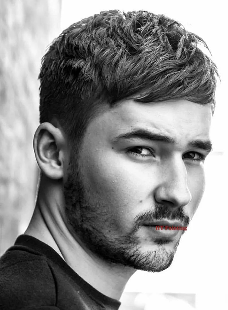Fashion Man Hairstyle Model Hairdressing Poster Male Hair Design Canvas Painting Wall Pictures Salon Barber Shop Home Decor