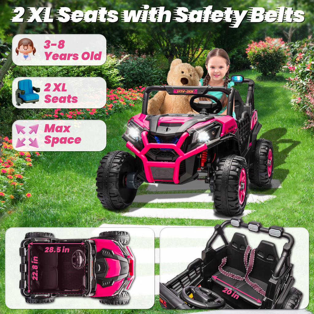 24V 2-Seater Kids Ride-On Off-Road UTV