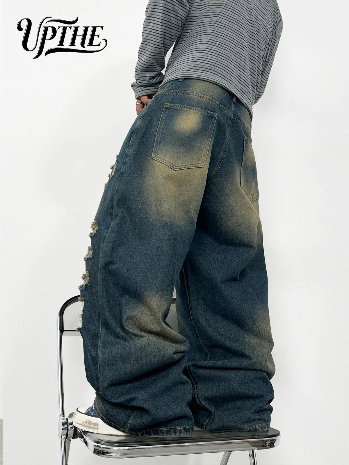 Men's Baggy Wide Leg Jeans