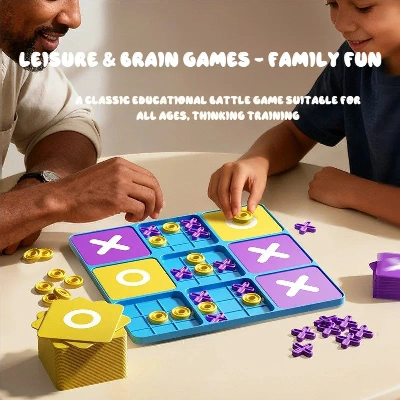 New Tic-Tac-Toe Board Game | Kids Logic Thinking Training | Early Learning Tabletop Toy