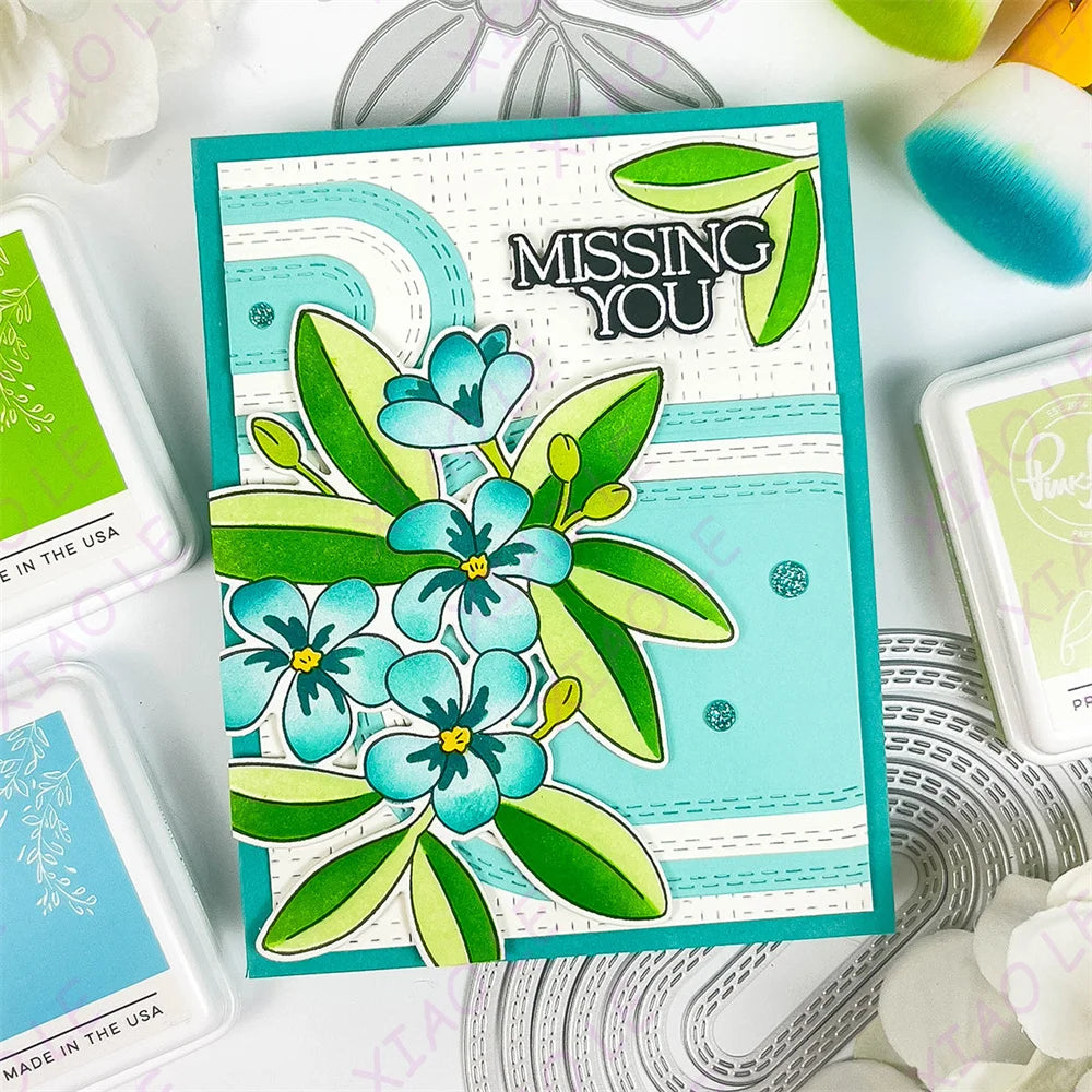 Pink Fresh Good Times April Releases Metal Cutting Dies Stamps Stencil Hot Foil Scrapbooking Album Decoration Craft for DIY Card