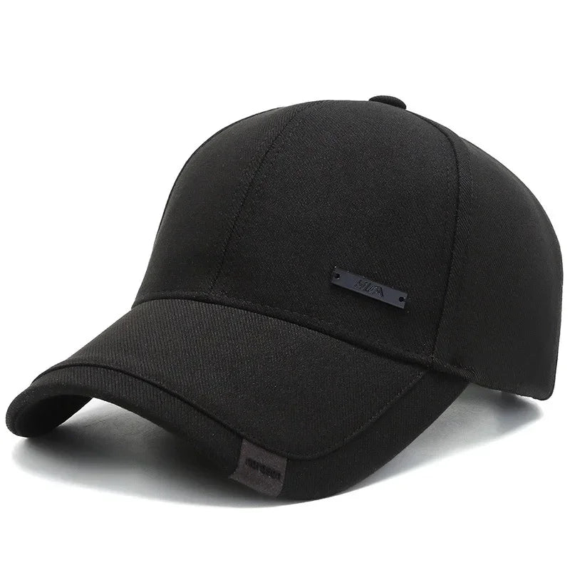 Spring and Summer Baseball Caps for Middle - Aged and Elderly Men - Sun - Shading and Protection Simple Casual  Adjustable