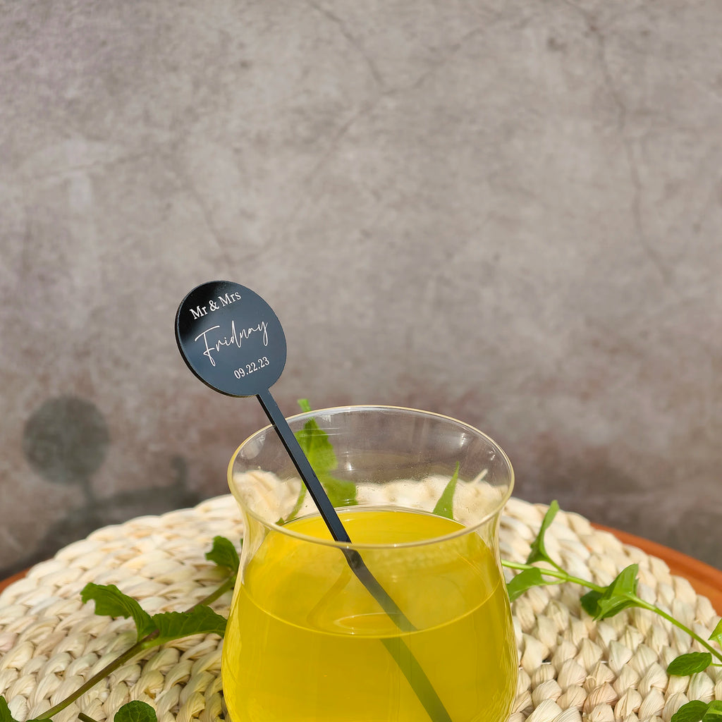 30/50/100pcs Custom Cocktail Stirrers Personalised Drink Stirrers