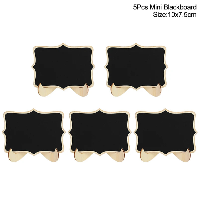 Rustic Wedding Wooden Blackboard Mr Mrs Bridal Shower Decoration Photobooth Birthday Party DIY Home Decor Sign Message Board