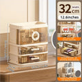 1 pcs Folding storage box, cosmetics desktop dressing table, lipstick and skin care products, large-capacity storage rack