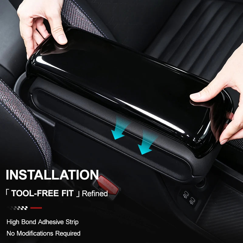 Car Center Console Stowing Tidying Armrest Box Panel Trim