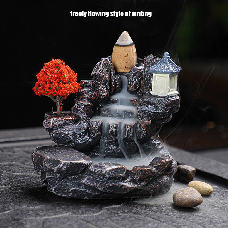 Waterfall Backflow Incense Burner