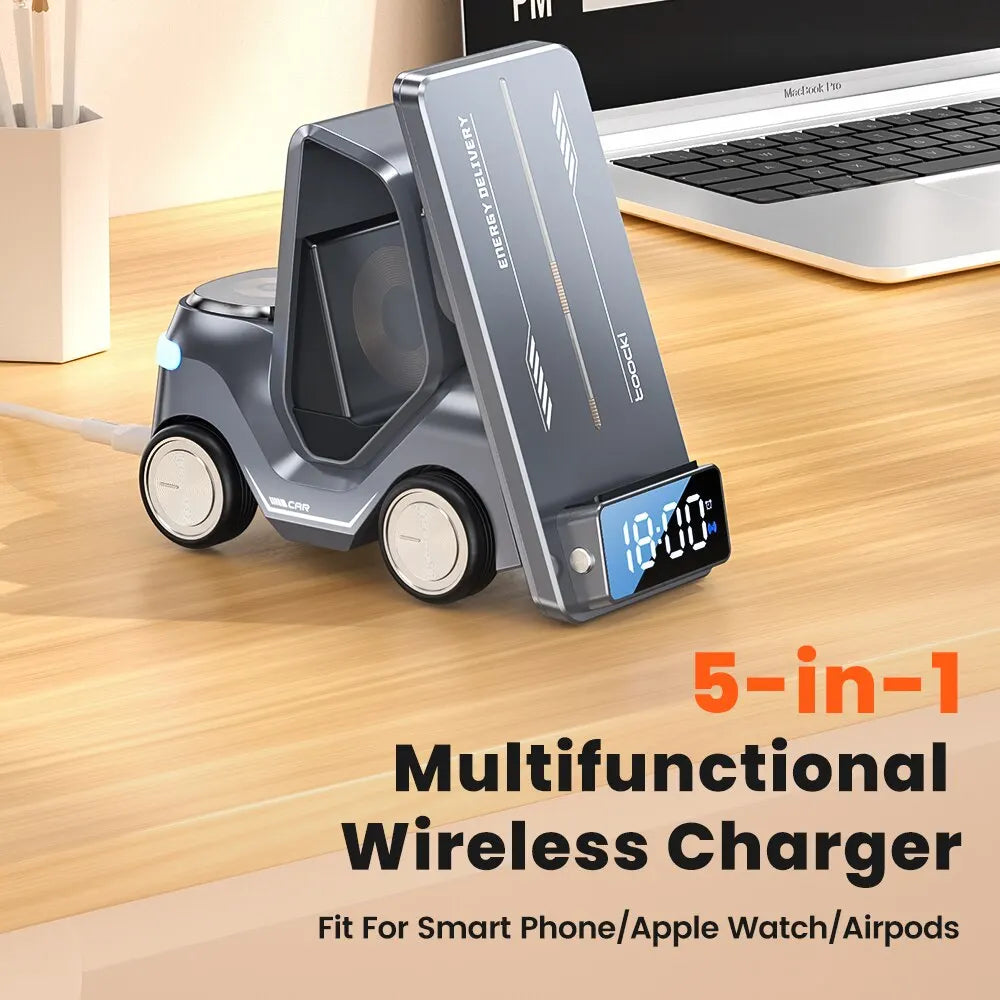 5-in-1 Magnetic Wireless Charging Stand