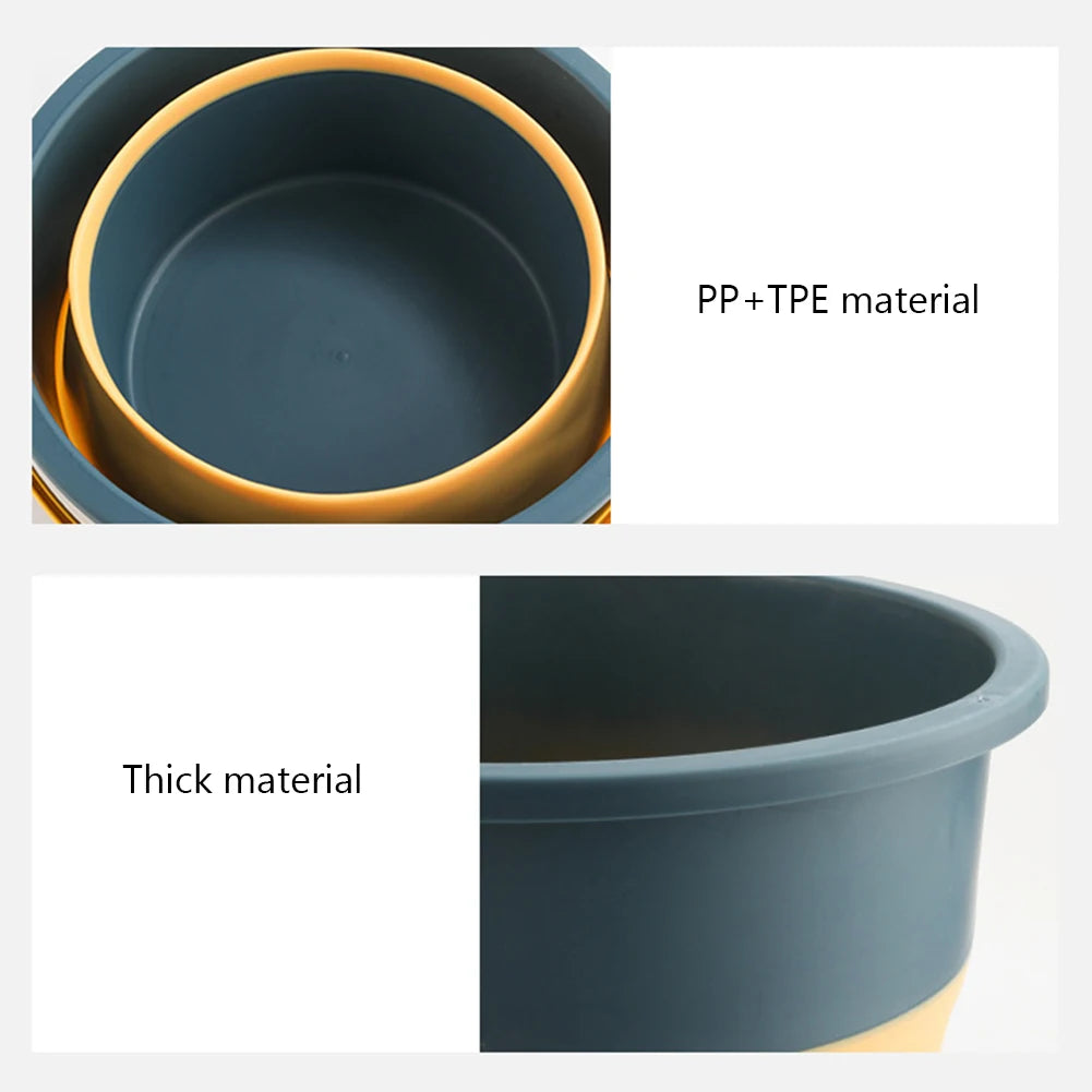 3-5-10L Portable Folding Bucket for Washing Outdoor Foldable Silicone Water Bucket Camping Items Fishing Bucket Car Wash Buckets