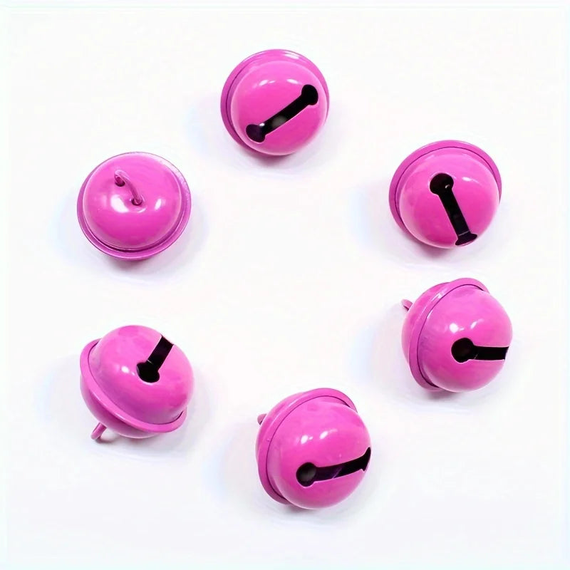 10-50pcs 17mm colorful Jingle Bells Iron Pendants Hanging Christmas Tree Ornaments Christmas Decorations Party DIY