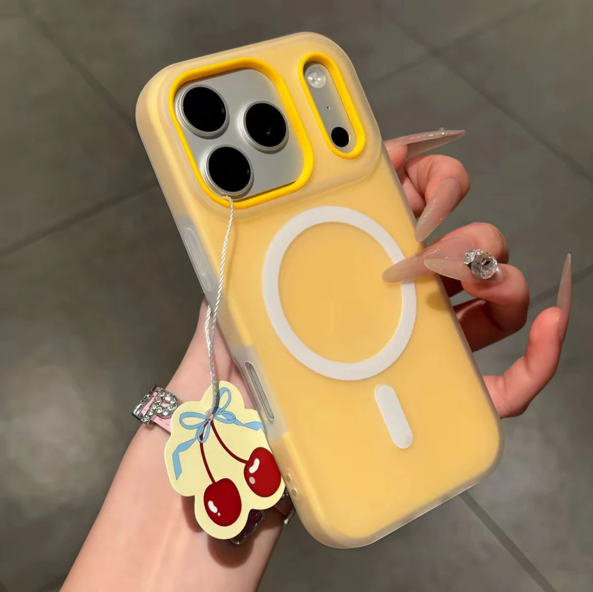 Candy Color 2 IN 1 For Magsafe Case For iPhone 17 Pro Max 16 15 14 13 12 11 Pro Air Magnet Wireless Charger Matte Cover Funda