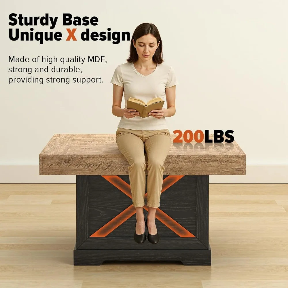 Rustic Coffee Table Wooden