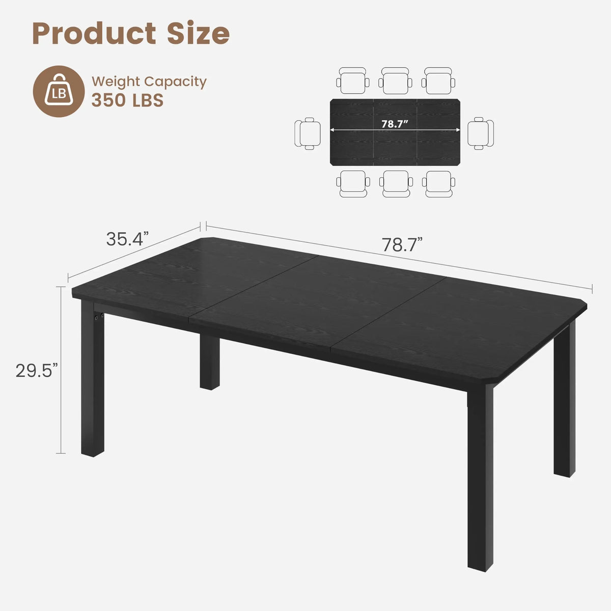 Industrial Dining Table For 4-10