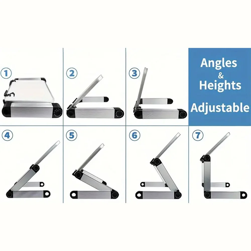 Foldable Reading Book Bracket Holder Bookcase Stand for Books PC 360 Degree Rotation Hight Adjustable Support Desk Organizer