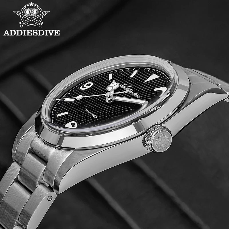 ADDIESDIVE 36mm Men Watch Luxury 200m Waterproof Super Luminous