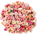 100Pcs Mini Silk Rose Artificial Flowers Head Fake Flowers For Home Decor Wedding Decoration DIY Bride Wreath Gifts Accessories