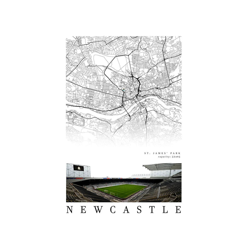 Football Poster Clubs Map Liverpool Manchester Football Stadium Poster Wall Art Canvas Painting for Living Room Home Decor
