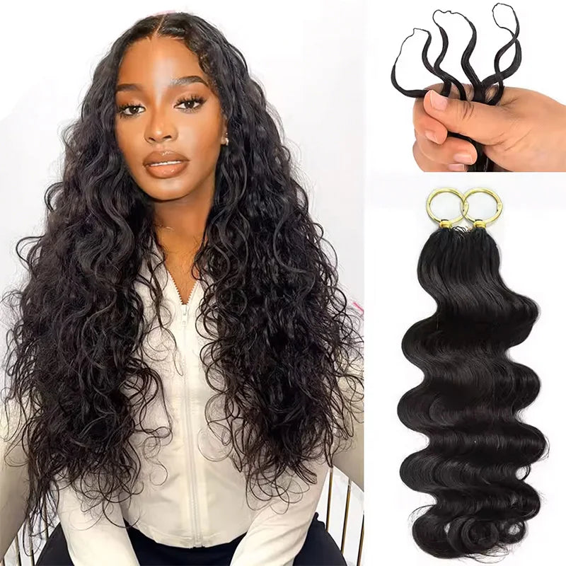 12A 10-30 Inch 1-5PCS Body Wave Knotless Pre-Separated Crochet