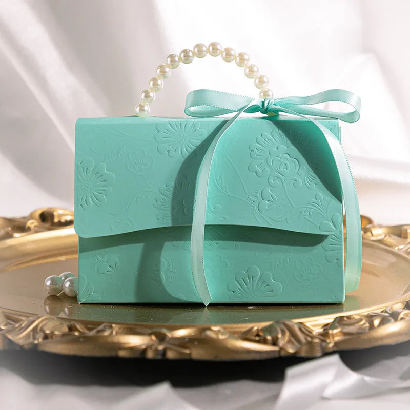 5pcs Ins Flower Candy Box Mini Packaging Bags Paper Box for Gift Set Box Small Gift Bags Wedding Favors Party Decor