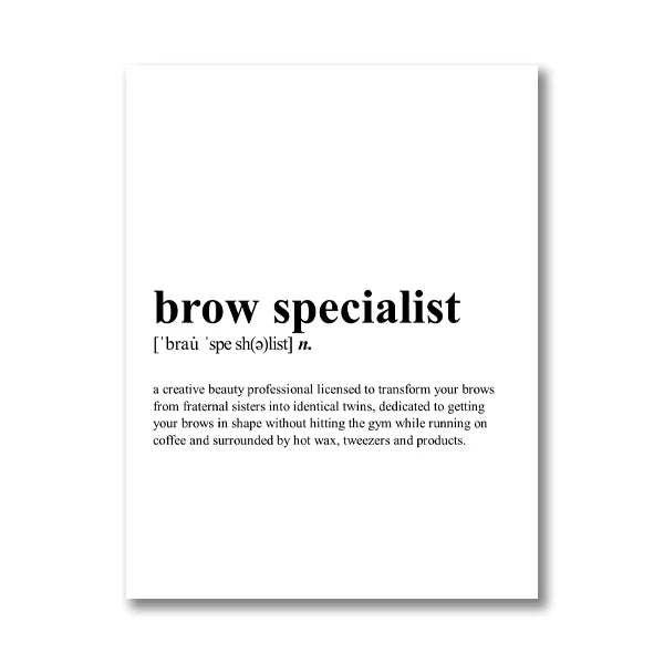Lash Extensions Technician Guide Posters and Prints Makeup Wall Art Picture Room Decor Eyelash Business Form Art Canvas Poster