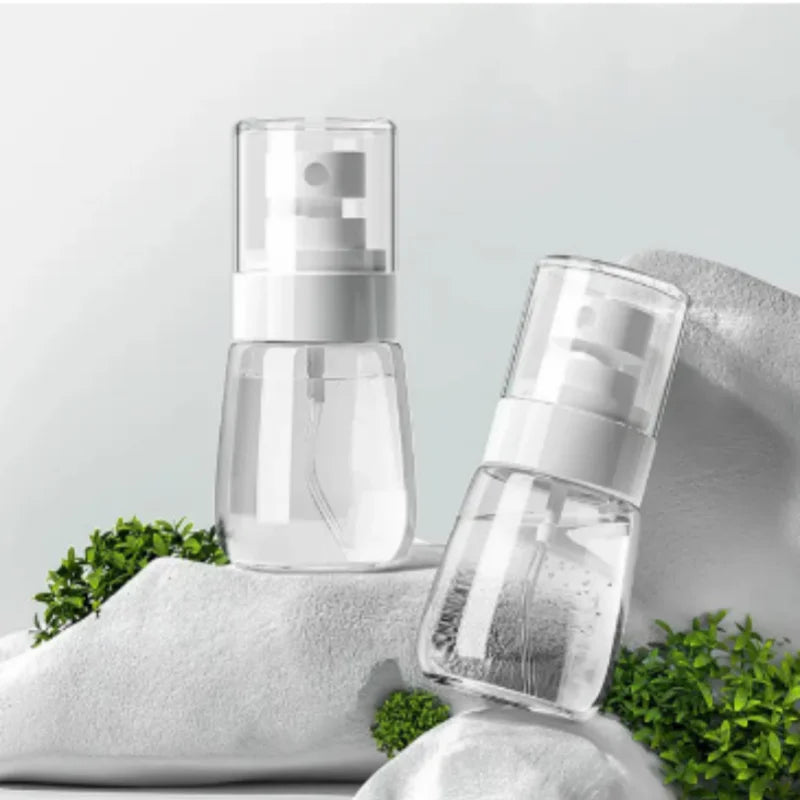 2Pack Refillable Spray Bottles 1oz/30ml Alcohol Atomizer Mini Fine Mist Liquid Containers for Skin Care Makeup Travel Accessorie