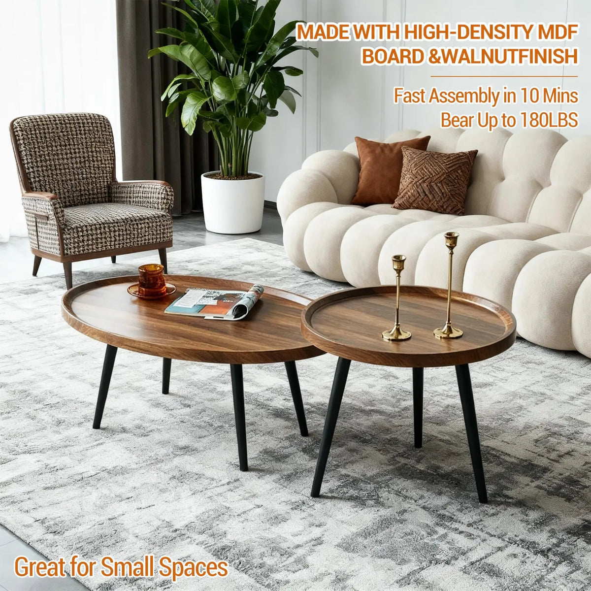 Nesting Coffee Table Set Of 2