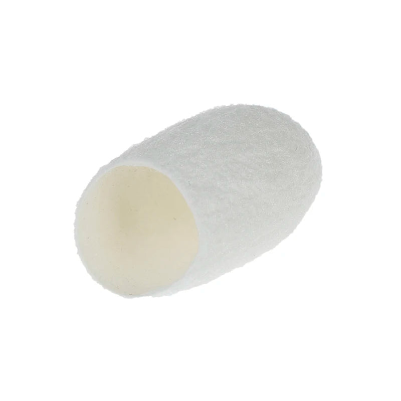 100Pcs/set Hot Sale Organic Natural Silk Cocoons Silkworm Balls Face Skin Care Scrub Purifying Acne Anti Aging Whitening