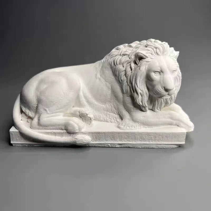 3D Lion candle silicone mold Lion head resin silicone mold Lion home decoration concrete gypsum cement silicone mold