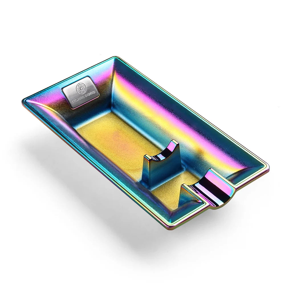 Cigar Ashtray Luxury Retro Large Caliber Holder Ash Tray Cigarette Tobacco Home Office Decoration Portable Single Slot CKA-1001