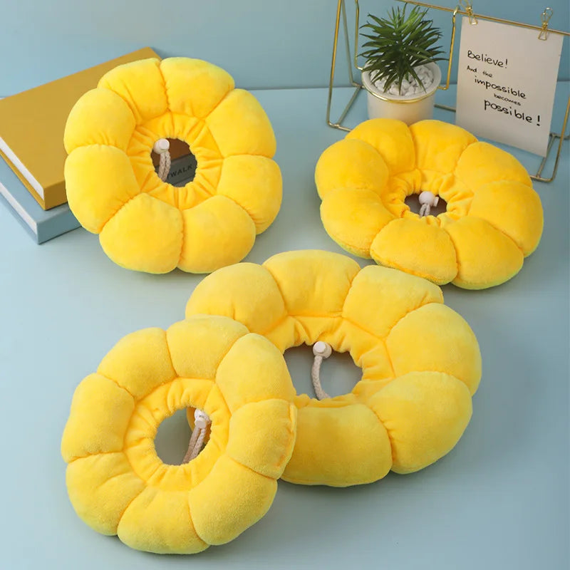Sunflower Pet Elizabethan Collar Adjustable Anti-Bite Surgery Anti-Lick Wound