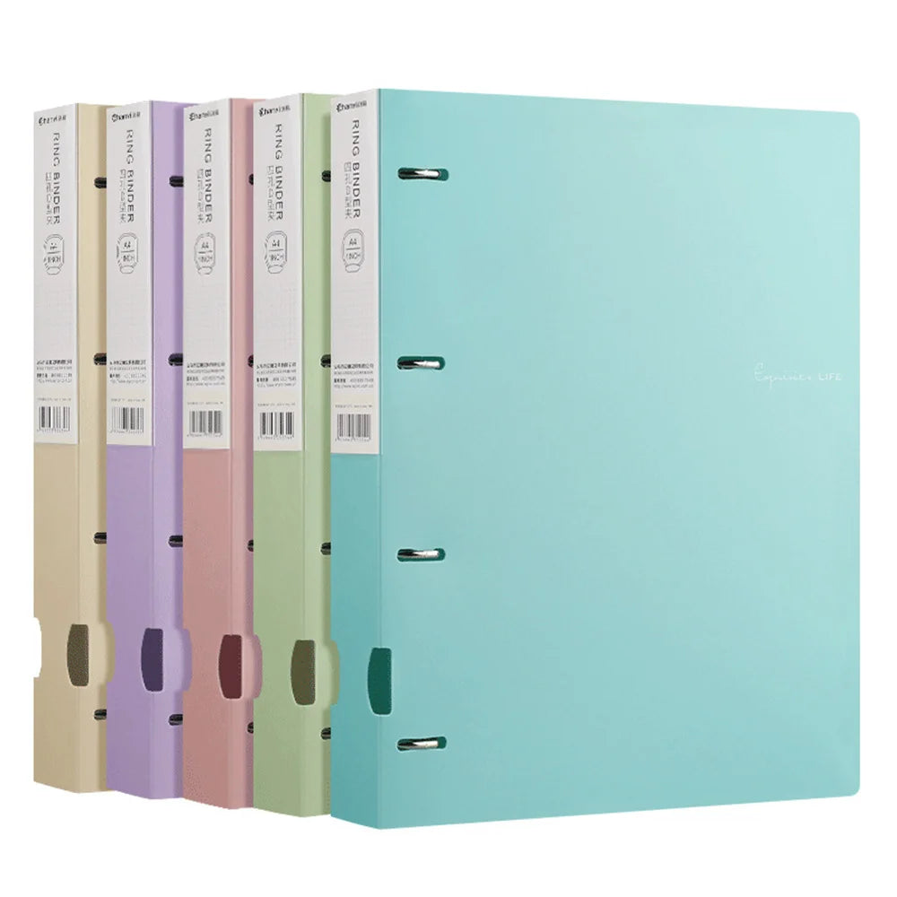 A4 Binder Folder File Folders Office Document Organizer File Binder 240 Sheets Capacity Desk Organizer Office Students Supplies