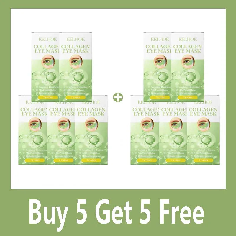 Collagen Eye Mask Patches Moisturizing Firming Anti Dark Circles Remove Eye Bags Eyes Care Gel Masks Pads Eyes Skin Care