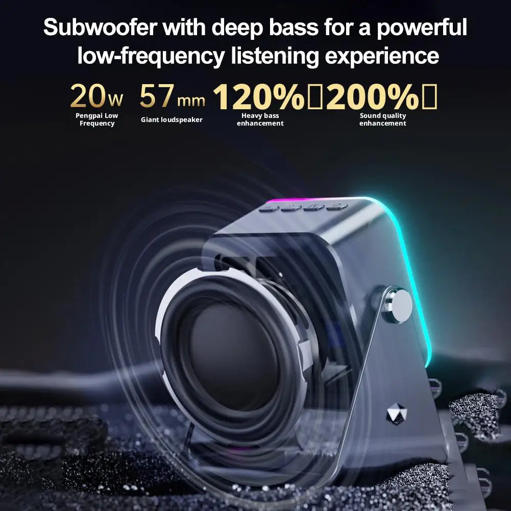 Multifunctional Bluetooth Speaker Magnetic Adjustable Desktop Tablet Bracket Support Portable Wireless Charger Phone Holder