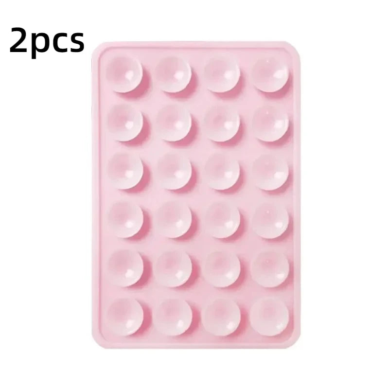 Silicone Suction Cup Phone Case Mount - Double-Sided Hands-Free