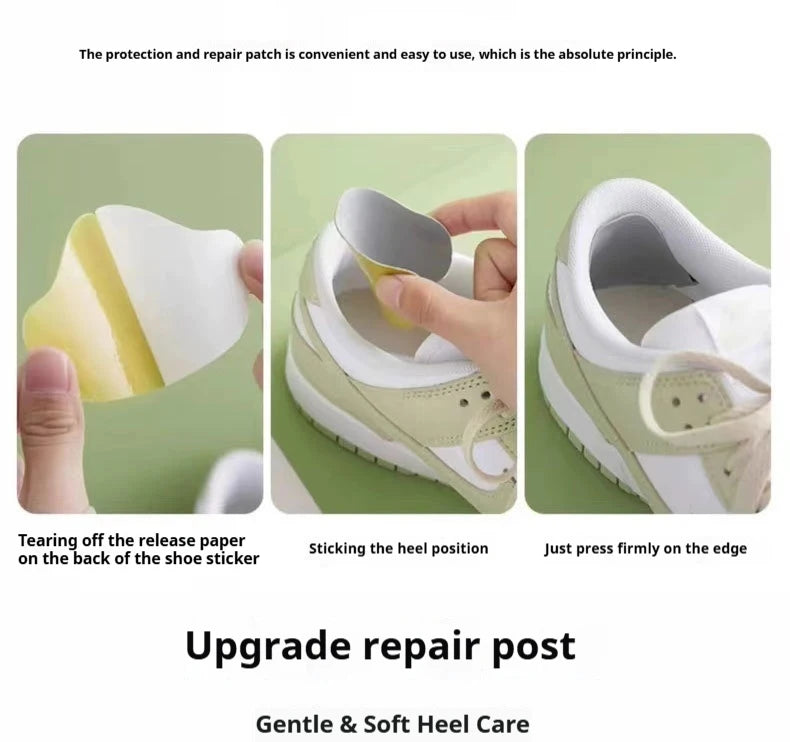 Heel Repair Patches Anti-Wear Heels Protectors Self-Adhesive Heels Pads Suitable for a variety of shoes 6Pcs/18Pcs