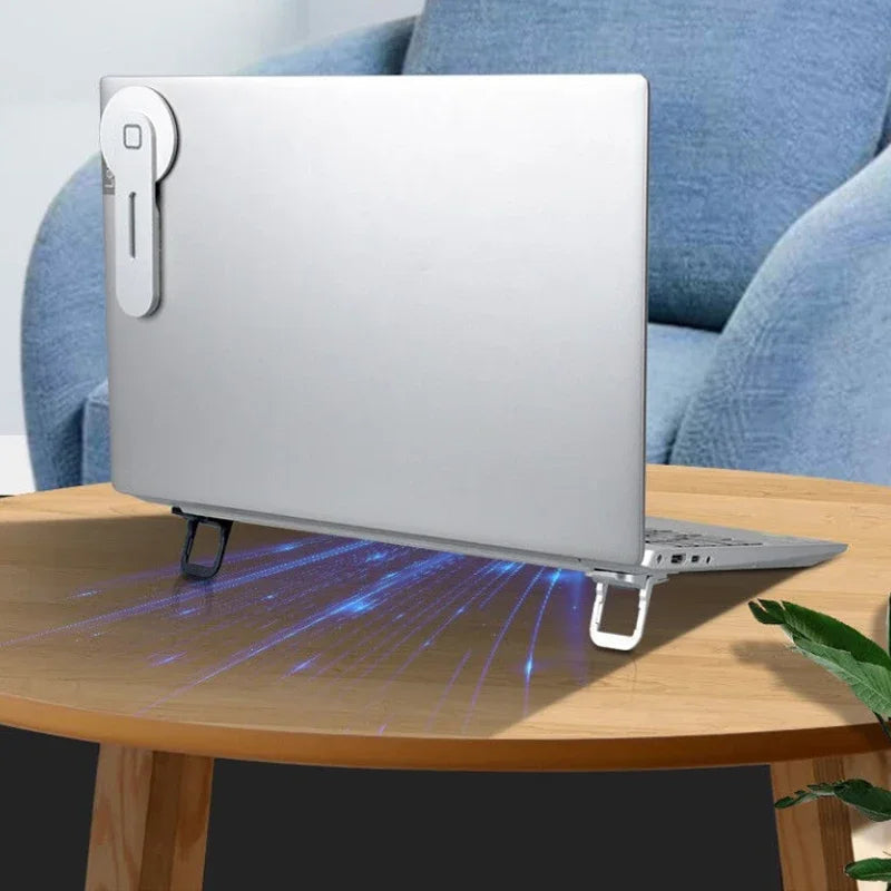 Set Foldable Laptop Stand Portable Notebook Support Holder Adjustable