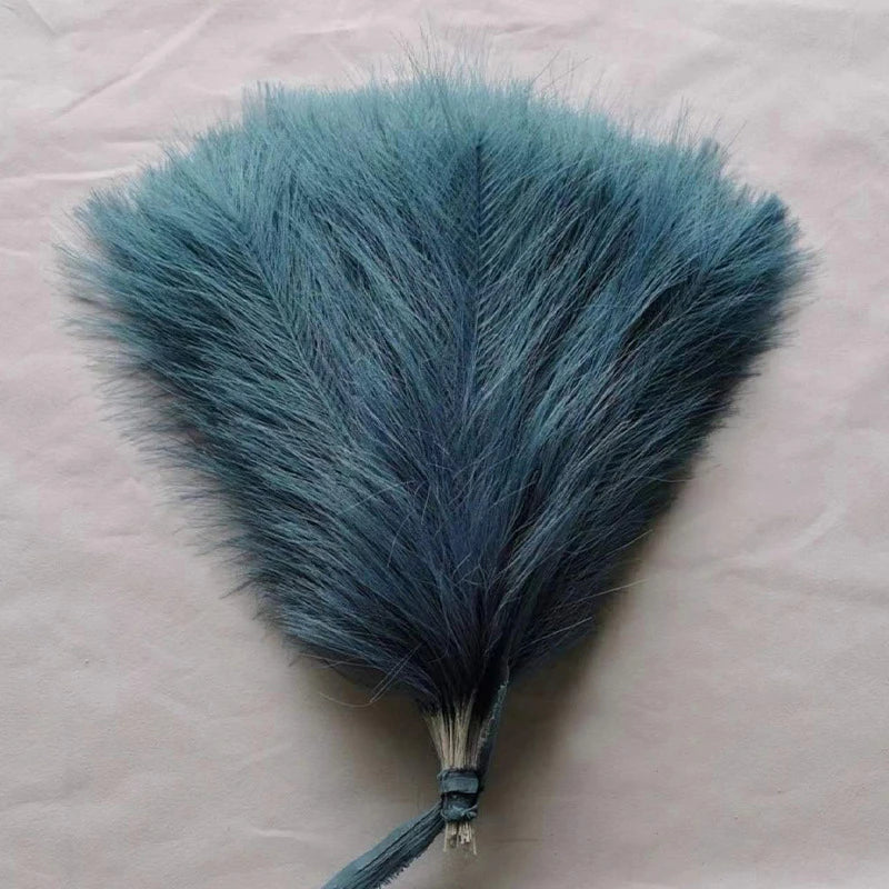 10pcs Artificial Pampas Grass Simulation Feather Wedding Props Reed Home Decor Supplies Table Colorful Pampas Grass 시뮬레이션 풀