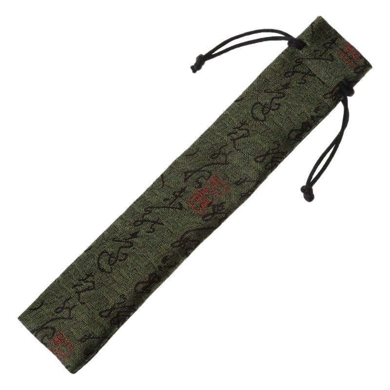Chinese Style Decorative Folding Hand Fan Bag Dustproof Holder Prote