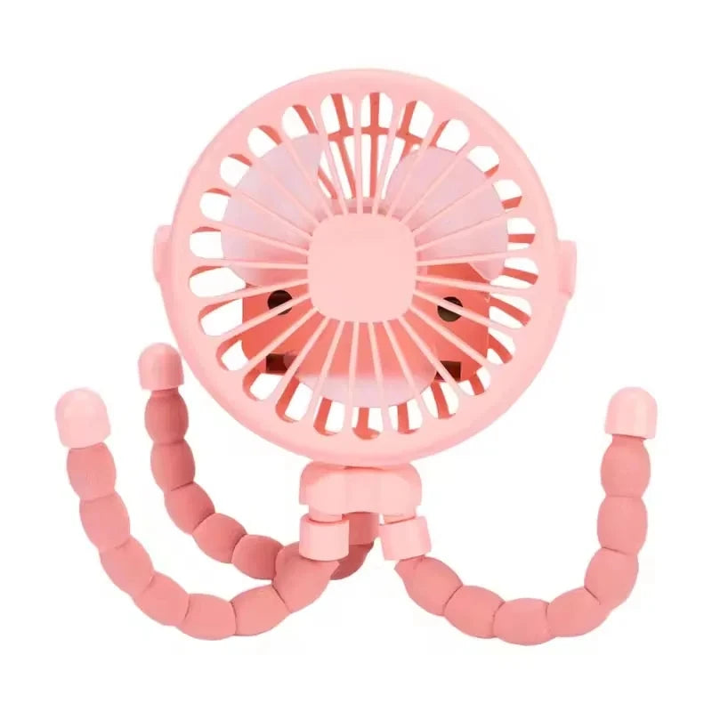 Rechargeable Bladeless Baby Stroller Fan