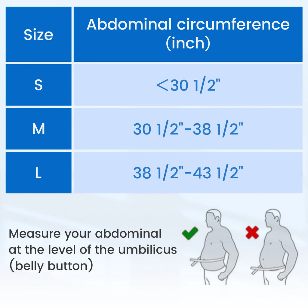 Velpeau Umbilical Hernia Belt for Epigastric Incisional and Belly