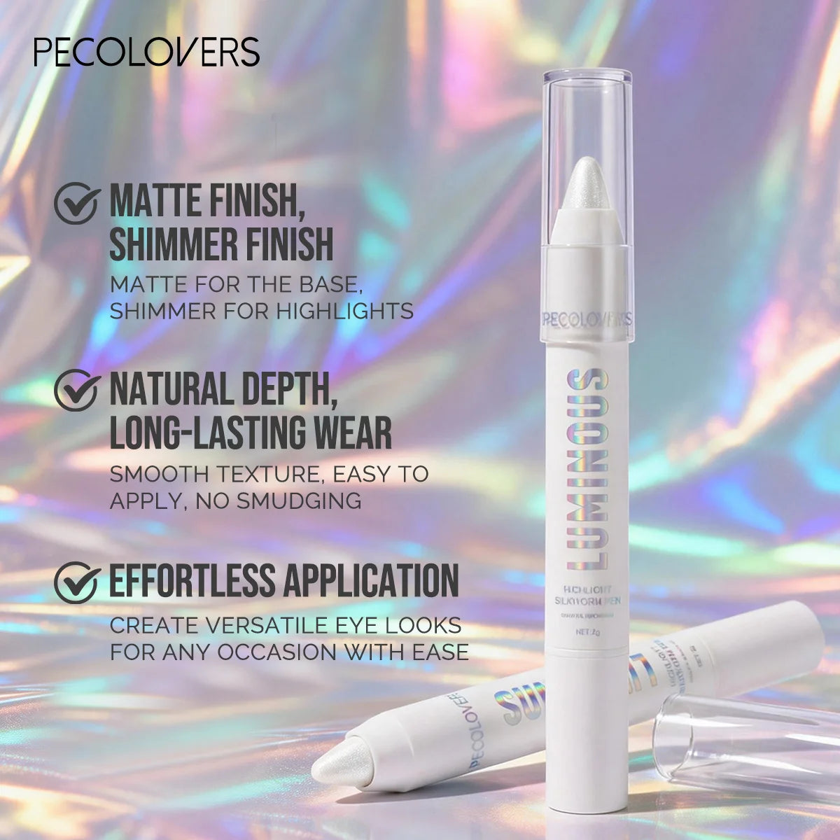 8-Piece Dual-Finish Eyeshadow Stick Set