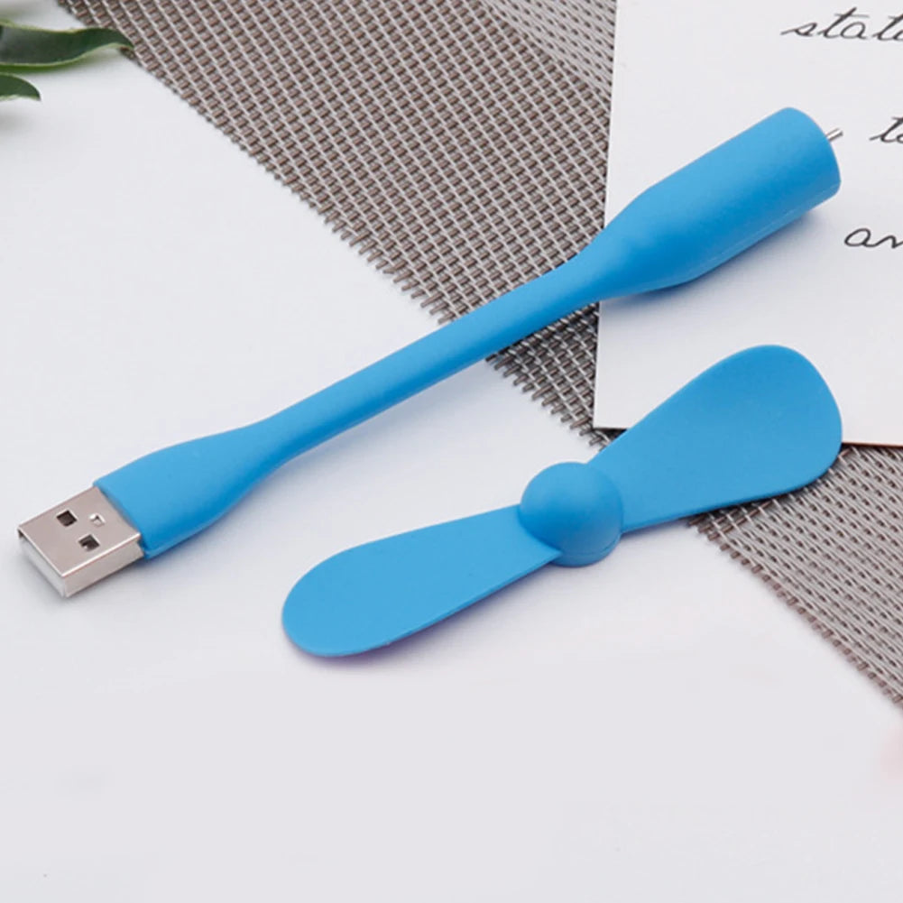 Flexible USB Mini Fan for Laptop & Power Bank