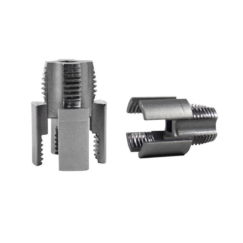 Pipe End Threading & Opening Tool - Handheld for 1/2" & 3/4" PPR/PVC, Creates Threads for Fittings & Opens Path for Wires/Cables