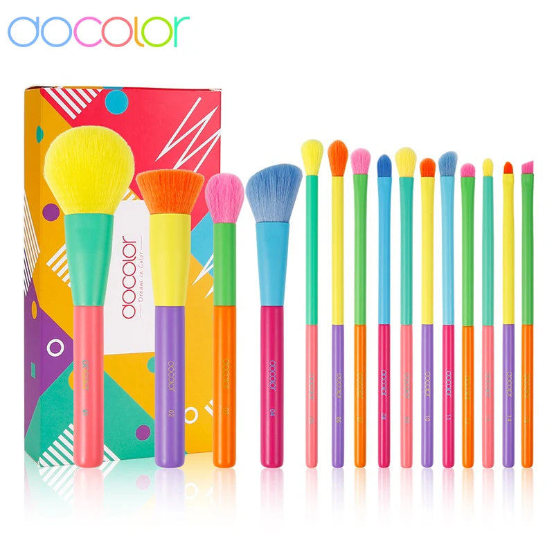 Docolor Makeup Brush Set Professional 10-30pcs Eyeshadow Blush