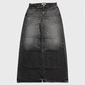 Retro Baggy Street Skateboard Jeans Y2K Punk Wide Leg Black Washed
