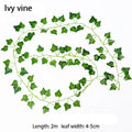 2/4/8/10M Artificial Ivy Leaves Garland Hanging Vines Fake Plants
