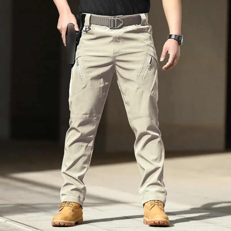 Spring-Autumn Outdoor Stretch Water-Resistant Hiking Trousers