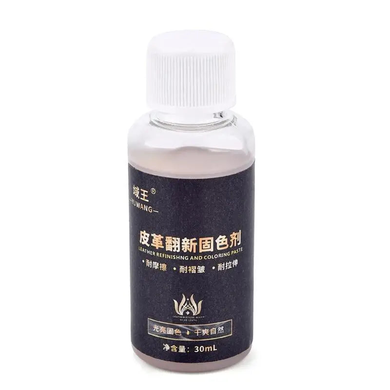 50ml Leather Paint Shoe Cream Coloring Leather Dye Repair Restoration Colors Change Paints For Bag Sofa Car Seat Scratch Brown