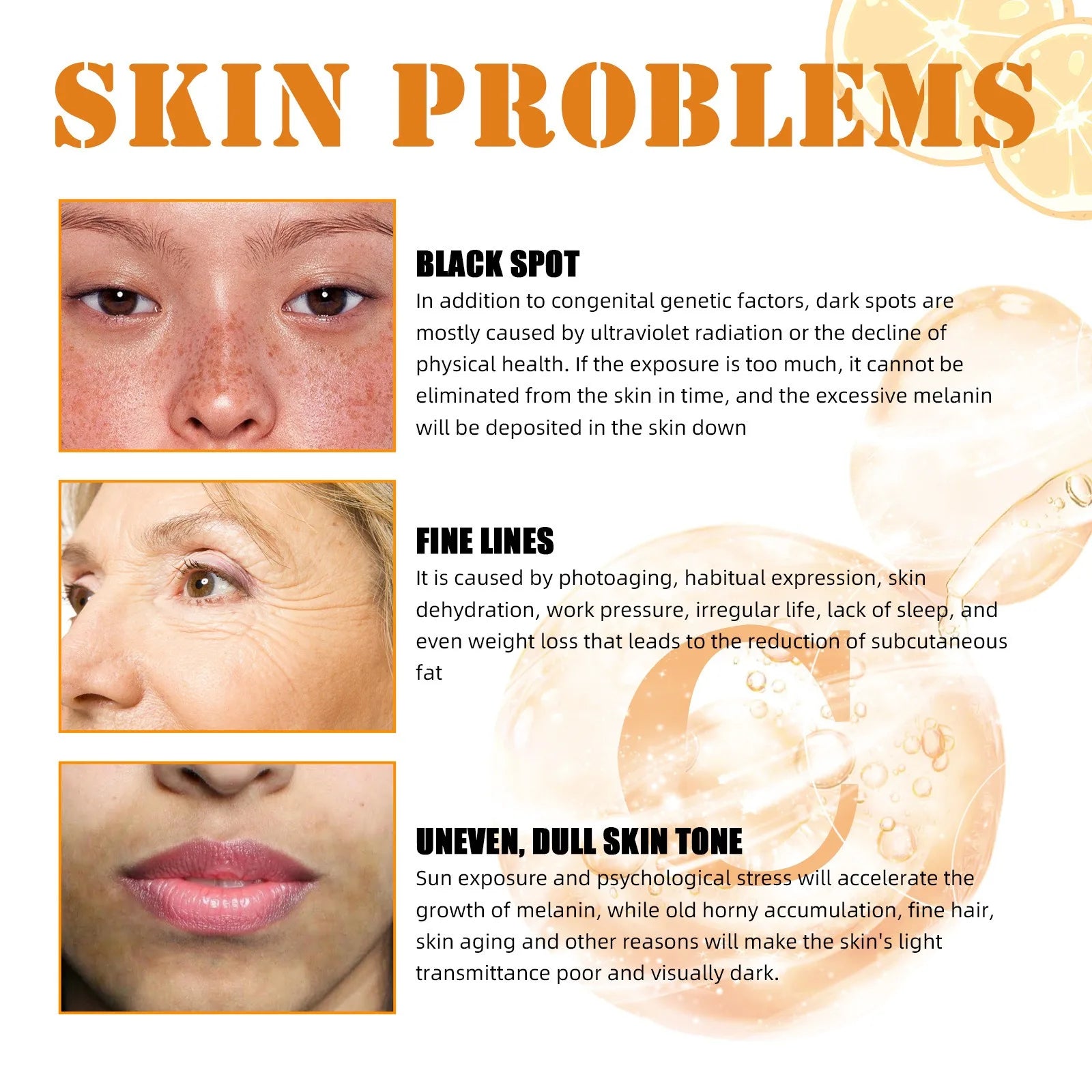 Jayswing Vitamin C B3 Essence Face Retinol Serum Deep Hydration Moisturizer Reduce Fine Lines Whitening Essence Skin Care