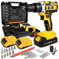 21V Cordless Drill Driver Kit, 2 Speed